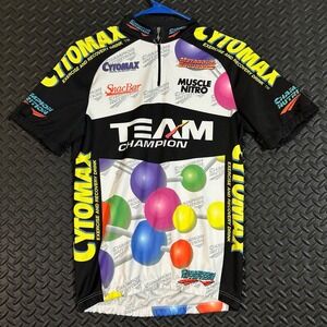 Vintage De Marchi Cytomax Team Champion Cycling Jersey Men's Size S Sponsor Logo